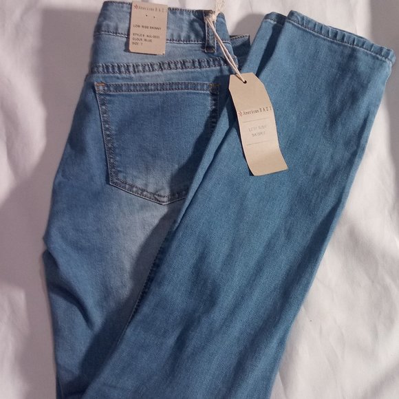 AMERICAN BAZI LOW RISE SKINNY JEANS - Picture 8 of 10